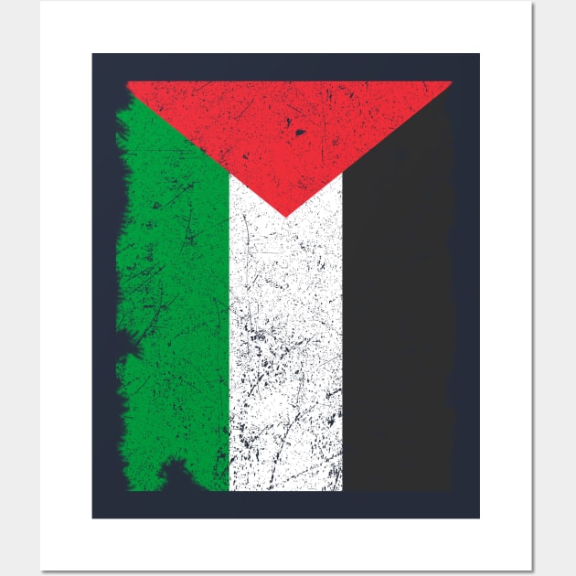 Palestine Flag for World Wall Art by ItuPagi